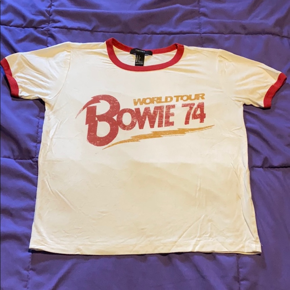 David Bowie Crop Top